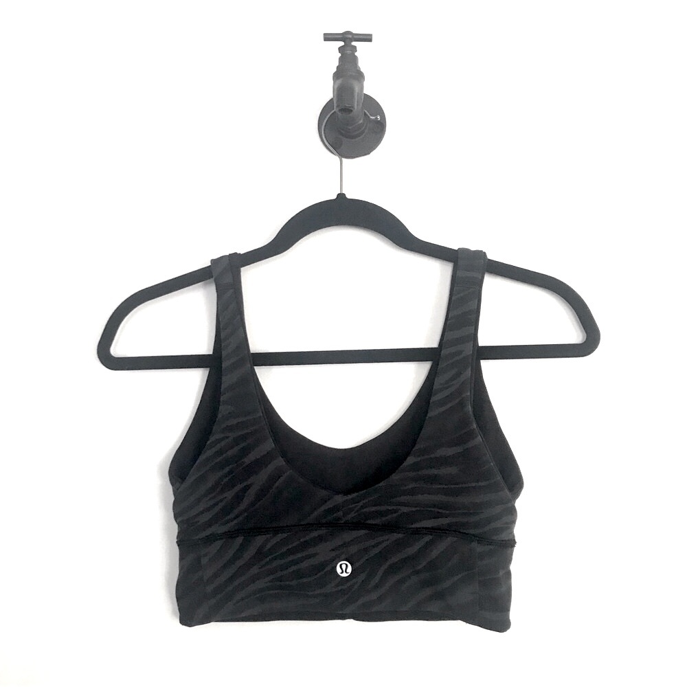 Lululemon ✦ Reversible Align Black Tiger Sports Bra (size 4)